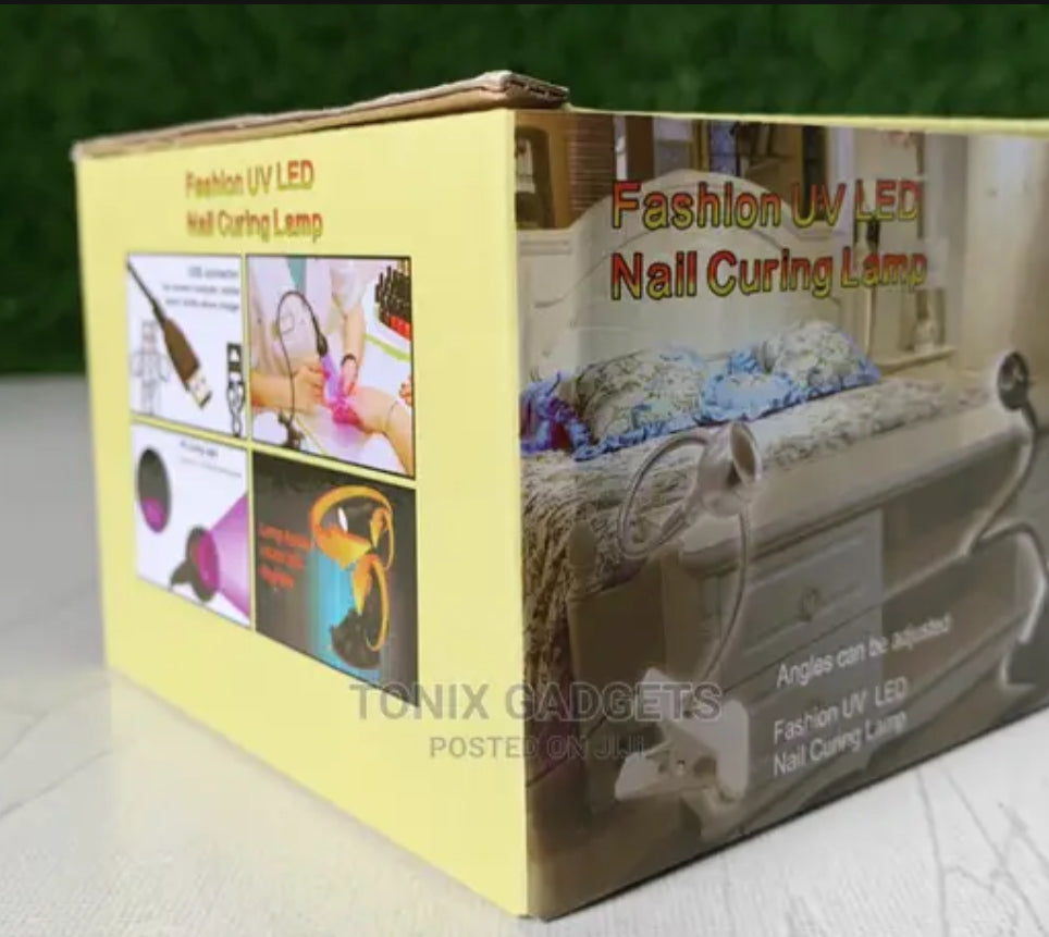 Foldable Lamp With Grip for Table and Other Surfaces