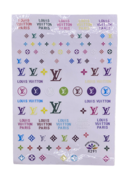 Rainbow LV Decals R291