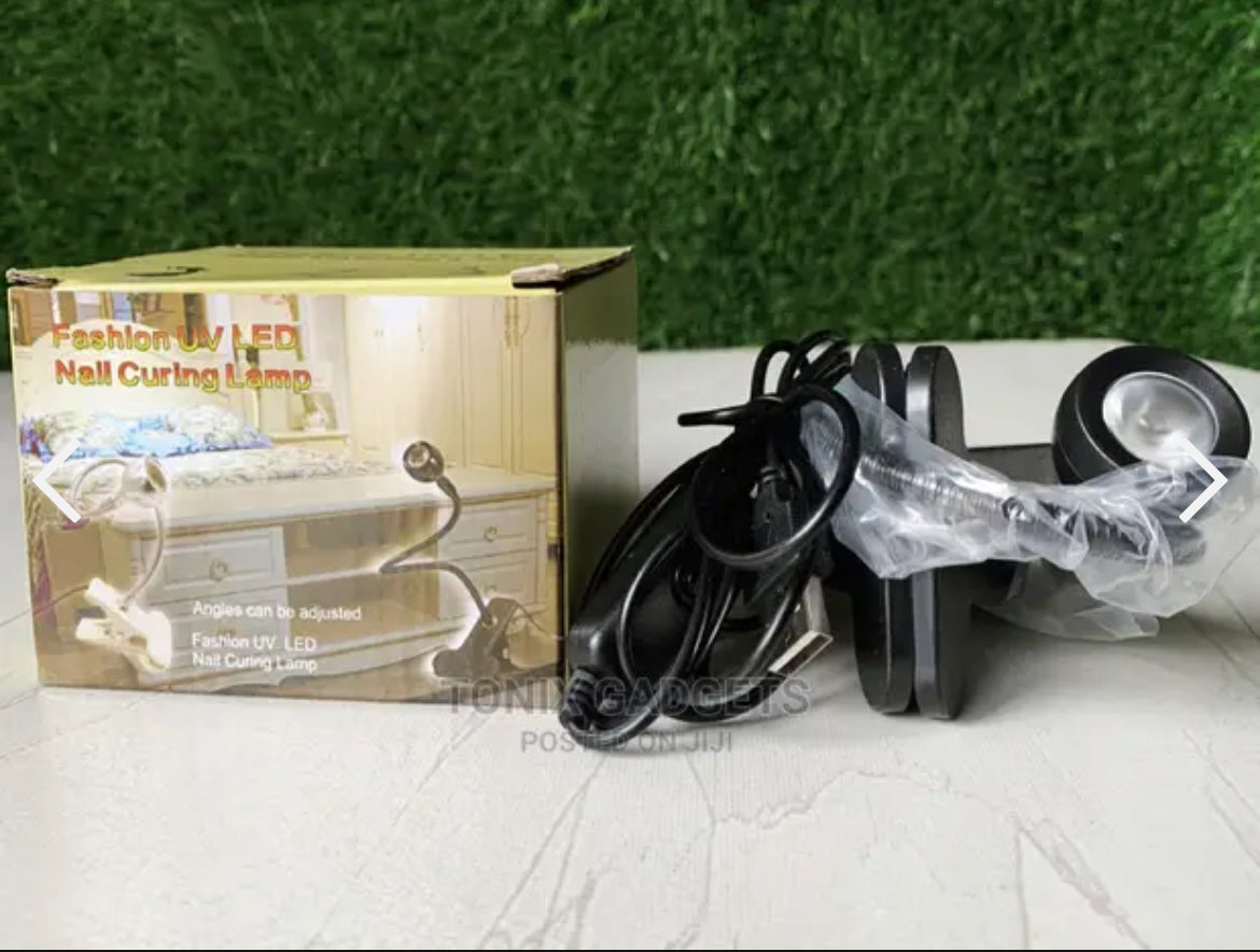 Foldable Lamp With Grip for Table and Other Surfaces