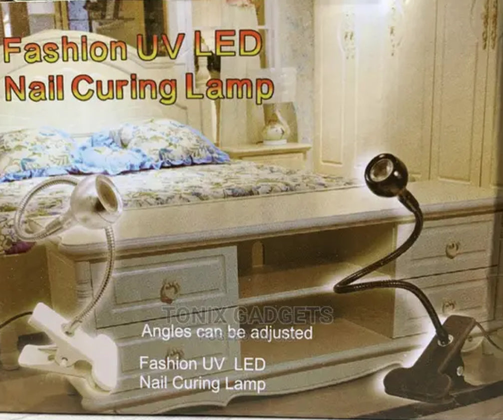 Foldable Lamp With Grip for Table and Other Surfaces