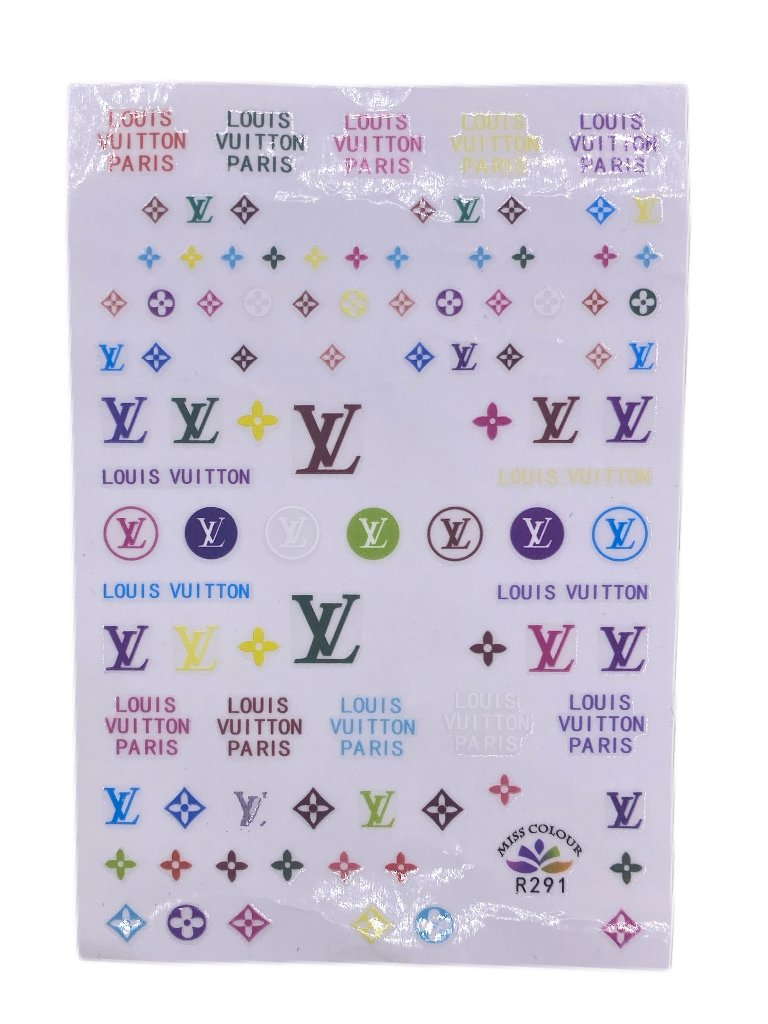 Rainbow LV Decals R291